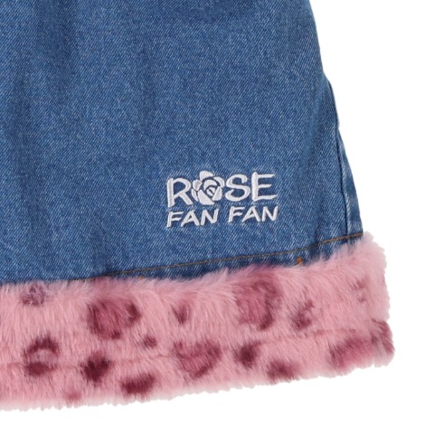 ジュニア　レッグカバー付きスカート(130～150cm・ROSE FAN FAN）