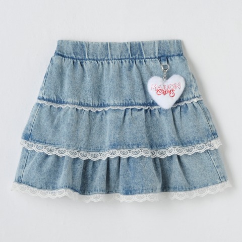 ジュニア　スカートパンツ（130～150cm・マリオンクレープ）