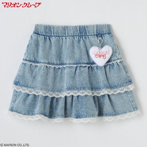 ジュニア　スカートパンツ（130～150cm・マリオンクレープ）