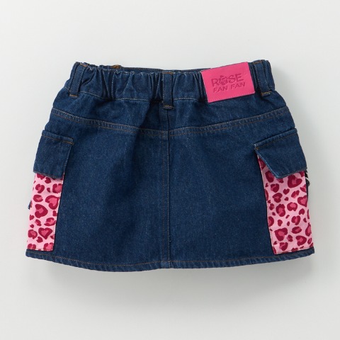 ジュニア　スカート（130～160cm・ROSE FAN FAN）