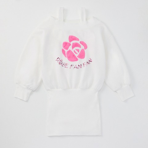 ジュニア　ワンピース（130～160cm・ROSE FAN FAN）