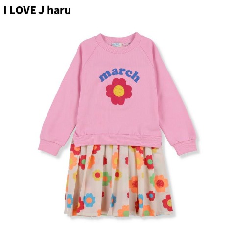 ジュニア　ワンピース（130cm・I LOVE J haru）