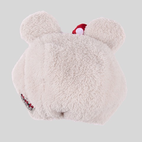 耳付ボアニット帽子（48cm・futafuta/Disney）