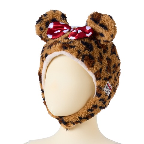 耳付ボアニット帽子（48cm・futafuta/Disney）
