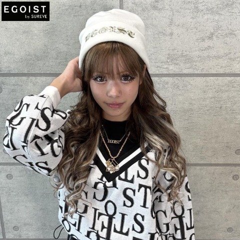 ニット帽子（52・56cm・EGOIST/Switch me)