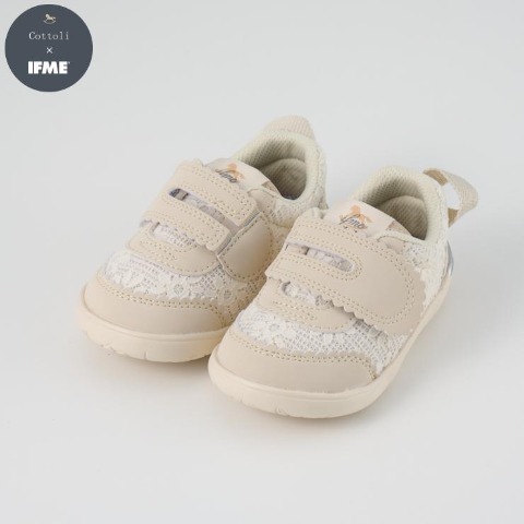 シューズ（13.5～15cm・IFME×Cottoli） ダークベージュ 114