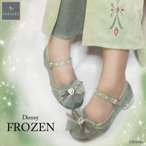 キラキラパンプス（15cm・Cottoli/Disney）