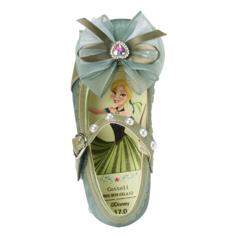 キラキラパンプス（16～19cm・Cottoli/Disney）