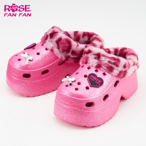 サンダル（20～23cm・ROSE FAN FAN)