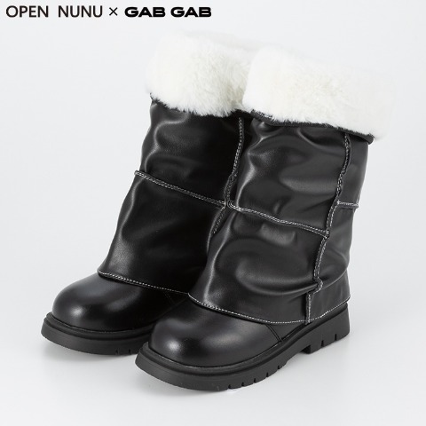 キッズ　シューズ（17～19㎝・OPEN NUNU×GAB GAB）