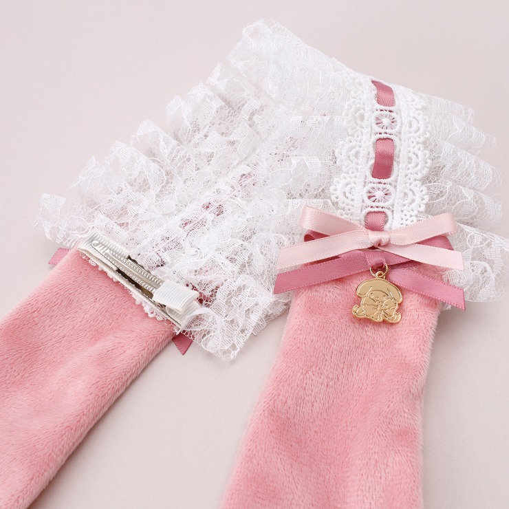 90 ジャンプスーツ スキーウェア マイメロ 耳つき アクセサリー