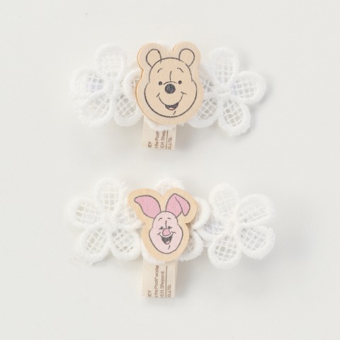 ヘアクリップ　2点セット（Cottoli/Disney）