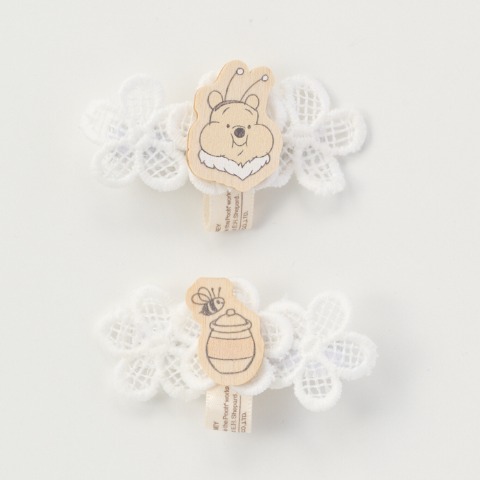 ヘアクリップ　2点セット（Cottoli/Disney）
