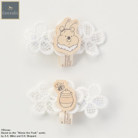 ヘアクリップ　2点セット（Cottoli/Disney）