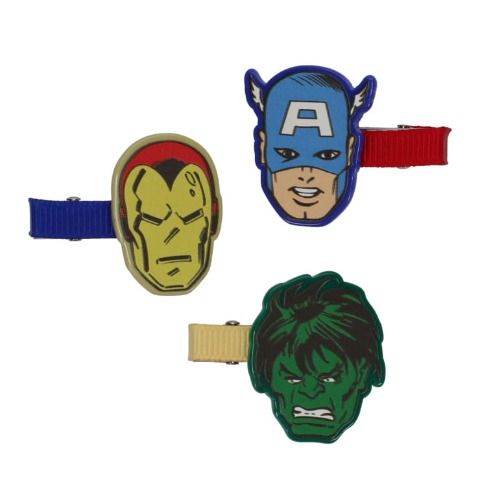 ヘアクリップ3点セット（MARVEL）