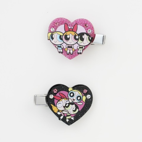 ヘアクリップ2点セット（パワーパフ ガールズ)