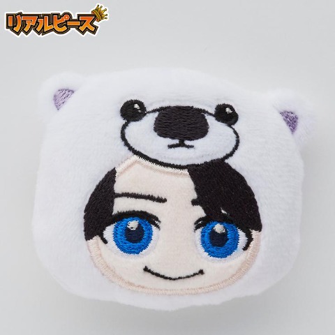 ぬい前髪クリップ（リアルピース）