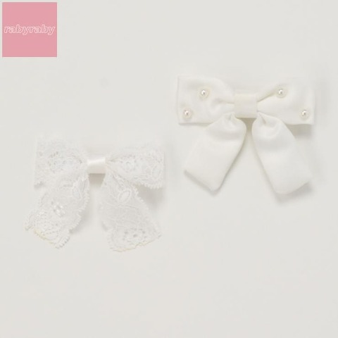 ヘアクリップ2点セット（rabyraby)