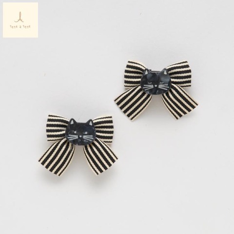 ヘアクリップ2点セット（tete a tete）