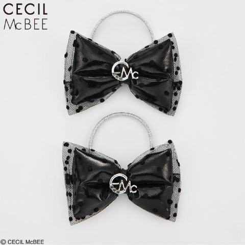 ヘアポニー2点セット（CECIL McBEE） ブラック 213