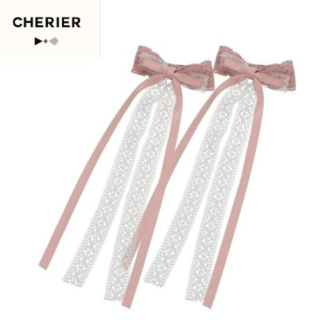 ヘアクリップ2点セット（CHERIER）