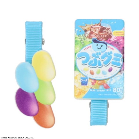 ヘアクリップ2点セット（つぶグミ）