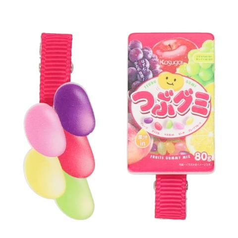 ヘアクリップ 2点セット（つぶグミ）