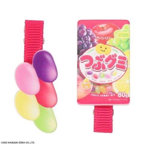 ヘアクリップ 2点セット（つぶグミ）