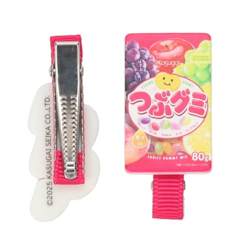 ヘアクリップ 2点セット（つぶグミ）