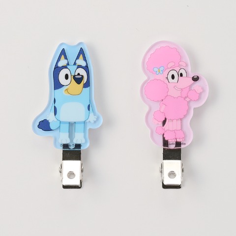ヘアクリップ2個セット（ブルーイ）
