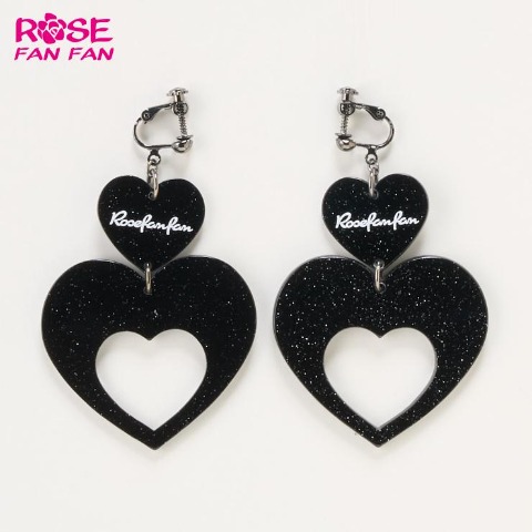 イヤリング（ROSE FAN FAN)