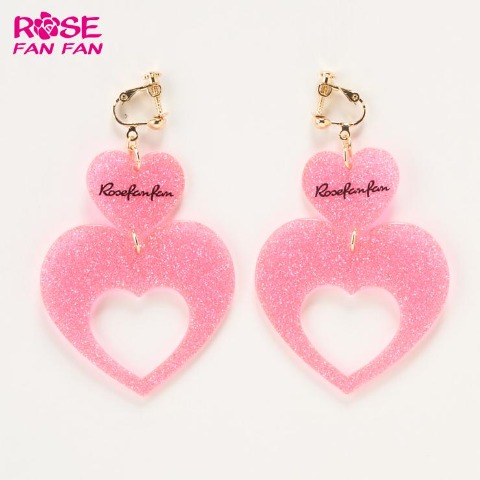 イヤリング（ROSE FAN FAN)