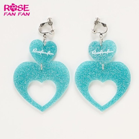 イヤリング（ROSE FAN FAN)