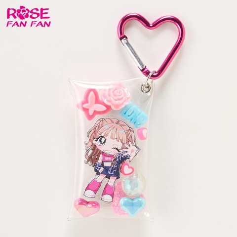 バッグチャーム（ROSE FAN FAN)