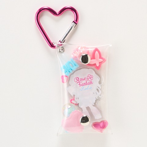 バッグチャーム（ROSE FAN FAN)