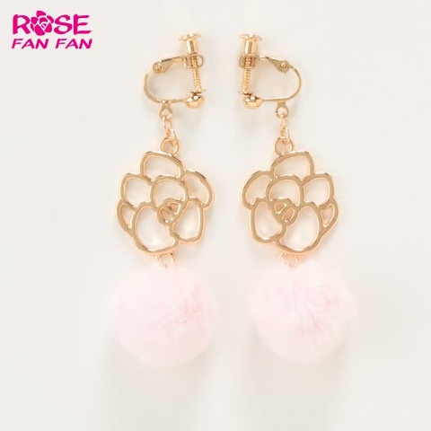 イヤリング（ROSE FAN FAN)