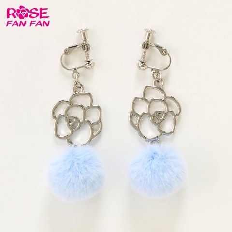イヤリング（ROSE FAN FAN)