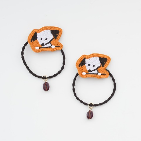 ヘアポニー2点セット（mamaraku/サンマルクカフェ）