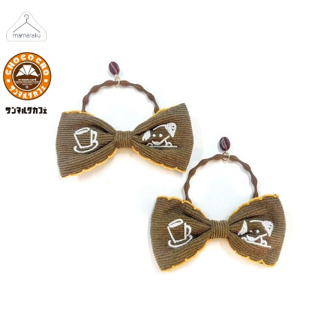 ヘアポニー2点セット（mamaraku/サンマルクカフェ）