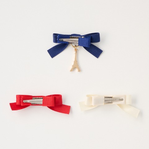 ヘアクリップ3点セット（ELLE CLUB)