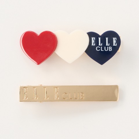 ヘアクリップ2点セット（ELLE CLUB)