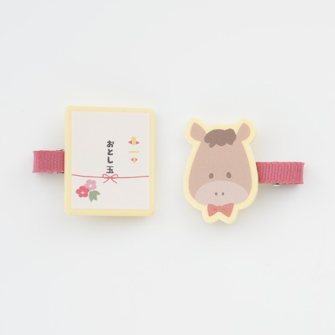 ヘアクリップ2点セット（futafuta）