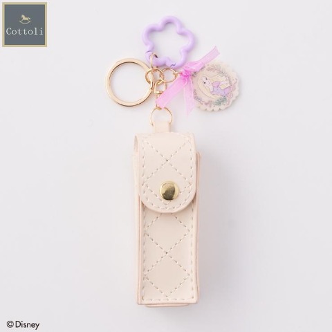 チャーム付きリップケース（Cottoli/Disney)