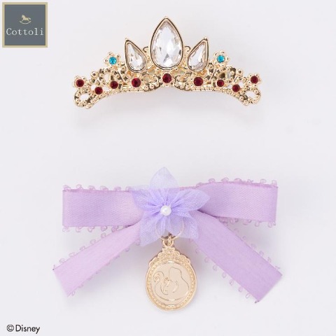 ヘアクリップ2点セット（Cottoli/Disney)