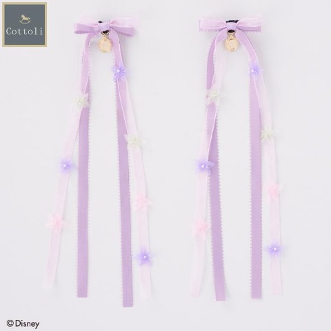 ヘアクリップ2点セット（Cottoli/Disney)