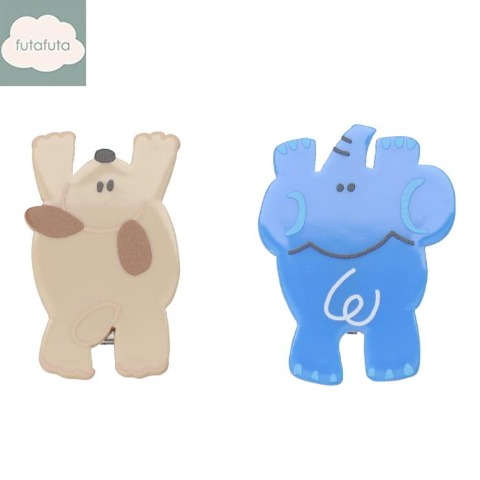 ヘアクリップ2点セット（futafuta）