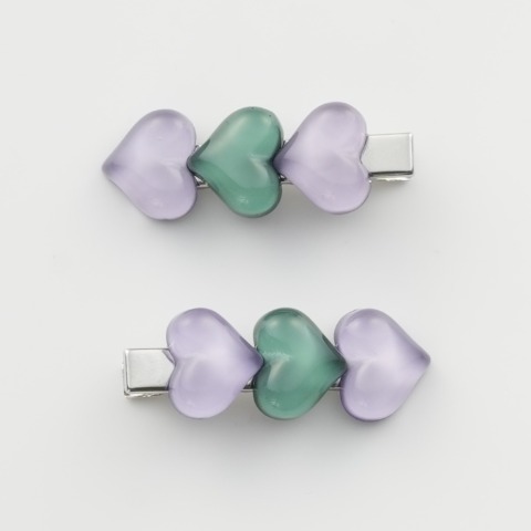 ヘアクリップ2点セット（moimoi)