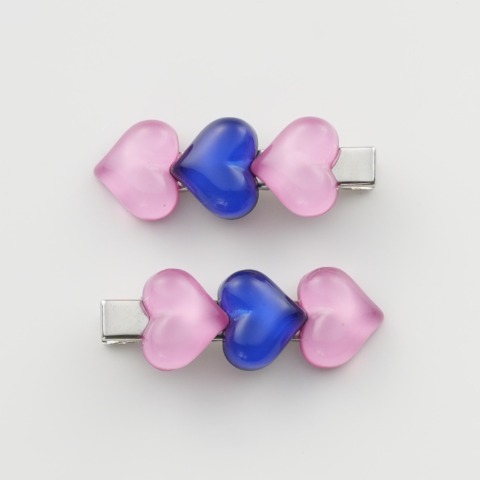 ヘアクリップ2点セット（moimoi)