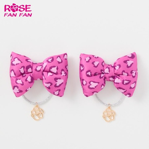ヘアポニー2点セット（ROSE FAN FAN)