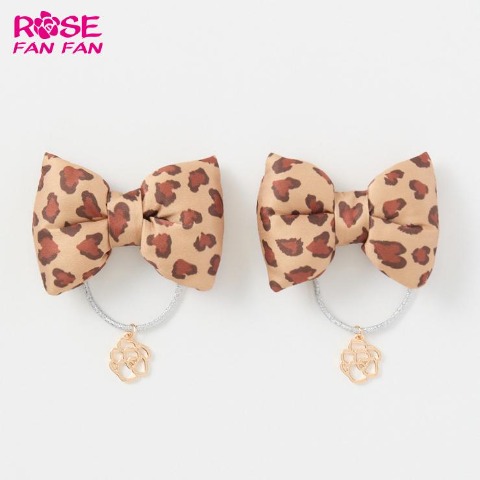 ヘアポニー2点セット（ROSE FAN FAN)